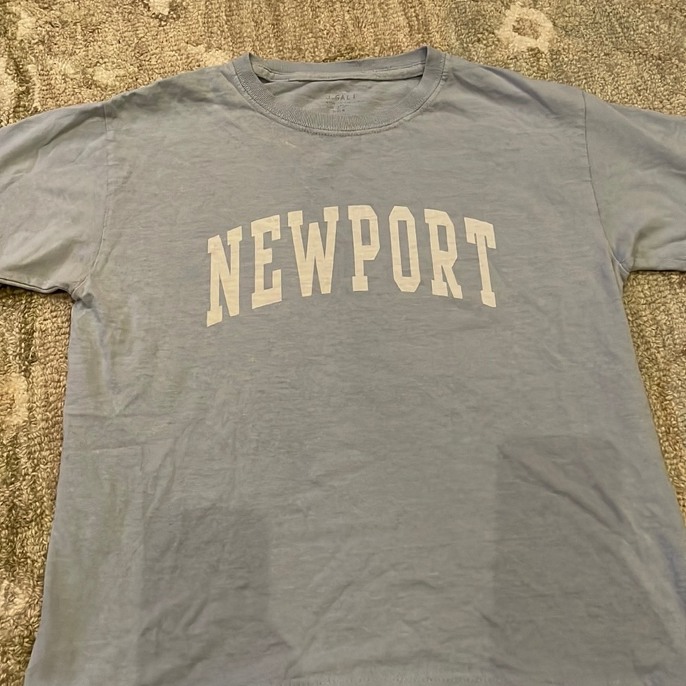 brandy melville blue newport shirt